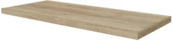 Saphir Waschtisch »Serie 4035 Keramik-Aufsatzbecken mit Unterschrank, 118 cm breit« Waschplatz mit 2 Schubladen, Riviera Eiche quer Nachbildung