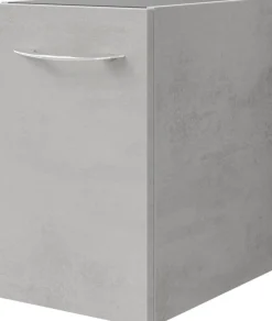 Saphir Waschtisch »Serie 4035 Keramik-Aufsatzbecken mit Unterschrank, 88 cm breit« Waschplatz, 2 Schubladen, 1 Tür, inkl. Türdämpfer, Griff Chrom Glanz