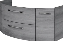 Saphir Waschtisch »Serie 4010 Keramik-Waschtisch mit Unterschrank, 120,5 cm breit« Waschplatz mit 2 Türen, 2 Schubladen, Badmöbel-Set mit Waschtisch