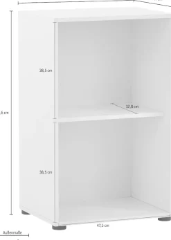 Schildmeyer Aktenregal »Serie 400, Standregal, Made in Germany, B 50,95 cm« Solide Verarbeitung - Dieses Produkt ist in Deutschland gefertigt