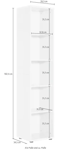 Schildmeyer Aktenregal »Serie 200,Aktenregal , Made in Germany, B: 39,3 cm« Solide Verarbeitung - Dieses Produkt ist in Deutschland gefertigt