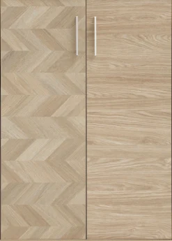 Schildmeyer Aktenschrank »AREZZO, Höhe 150 cm, 2 Türen, Fischgräten Dekor, MADE IN GERMANY« 1 Stk. tlg. Linke Tür in Fischgräten Dekor, MADE IN GERMANY