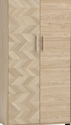 Schildmeyer Aktenschrank »AREZZO, Höhe 150 cm, 2 Türen, Fischgräten Dekor, MADE IN GERMANY« 1 Stk. tlg. Linke Tür in Fischgräten Dekor, MADE IN GERMANY