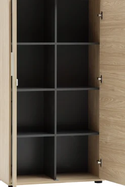 Schildmeyer Aktenschrank »AREZZO, Höhe 150 cm, 2 Türen, Fischgräten Dekor, MADE IN GERMANY« 1 Stk. tlg. Linke Tür in Fischgräten Dekor, MADE IN GERMANY