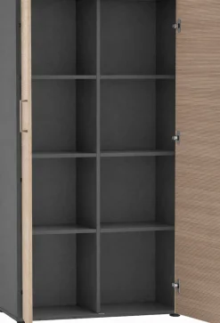 Schildmeyer Aktenschrank »METZ, 2 Türen in Canello, Höhe 150 cm, 8 Fächer, MADE IN GERMANY« 1 Stk. tlg. Fronten in Canello,MADE IN GERMANY