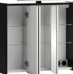 Schildmeyer Badezimmerspiegelschrank »Emmik, Spiegelschrank, Made in Germany, B: 65 cm« Solide Verarbeitung - Dieses Produkt ist in Deutschland gefertigt
