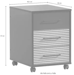 Schildmeyer Container »Hank, Rollcontainer, Made in Germany, B: 40 cm« Solide Verarbeitung - Dieses Produkt ist in Deutschland gefertigt