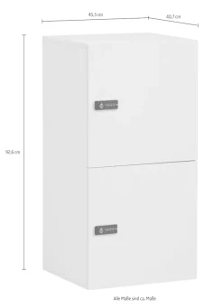 Schildmeyer Container »Locked, Garderoben Spint, melaminharzbeschichtet,Made in Germany« Solide Verarbeitung - Dieses Produkt ist in Deutschland gefertigt