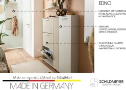 Schildmeyer Garderobenpaneel »Edno, Hakenpaneel, Made in Germany, B 50 cm« 1 Stk. tlg. Solide Verarbeitung - Dieses Produkt ist in Deutschland gefertigt