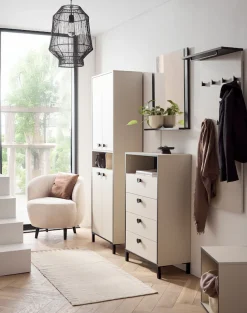 Schildmeyer Garderobenpaneel »Edda, Hakenpaneel, Made in Germany, B: 50 cm« Solide Verarbeitung - Dieses Produkt ist in Deutschland gefertigt