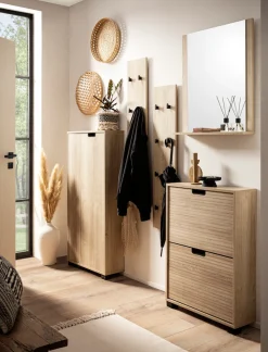 Schildmeyer Garderobenpaneel »Emmik, Hakenpaneel, Made in Germany, B: 24,5 cm« Solide Verarbeitung - Dieses Produkt ist in Deutschland gefertigt
