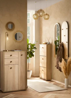 Schildmeyer Highboard »Flora, Highboard, Made in Germany, B: 60 cm« 1 Stk. tlg. Solide Verarbeitung - Dieses Produkt ist in Deutschland gefertigt