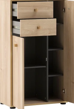 Schildmeyer Highboard »Flora, Highboard, Made in Germany, B: 60 cm« 1 Stk. tlg. Solide Verarbeitung - Dieses Produkt ist in Deutschland gefertigt