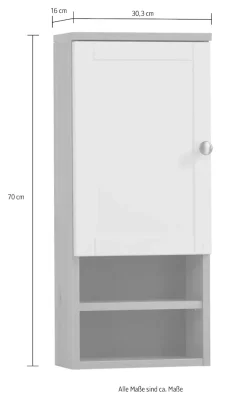 Schildmeyer Hängeschrank »Jesper, Hängeschrank, Made in Germany, B: 30 cm« Solide Verarbeitung - Dieses Produkt ist in Deutschland gefertigt