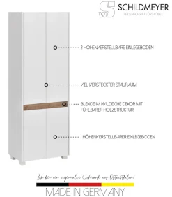 Schildmeyer Hochschrank »Cosmo, Hochschrank, Made in Germany, B: 57 cm« Solide Verarbeitung - Dieses Produkt ist in Deutschland gefertigt