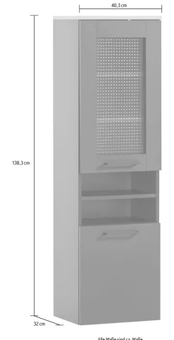 Schildmeyer Hochschrank »Malte, Hochschrank, Made in Germany, B: 40 cm« Solide Verarbeitung - Dieses Produkt ist in Deutschland gefertigt