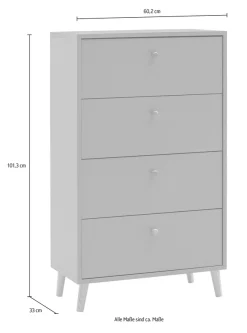 Schildmeyer Kommode »Bjarne, Kommode, melaminharzbeschichtet, Made in Germany, B: 60 cm« 1 Stk. tlg. Solide Verarbeitung - Dieses Produkt ist in Deutschland gefertigt