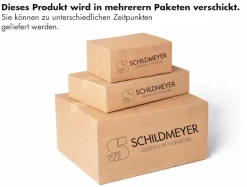 Schildmeyer Midischrank »ADANA Badezimmerschrank, Höhe 180,9 cm, 4 Türen, MADE IN GERMANY« 1 Stk. tlg. tiefgezogene MDF-Fronten - umlaufende Rahmenprägung, MADE IN GERMANY