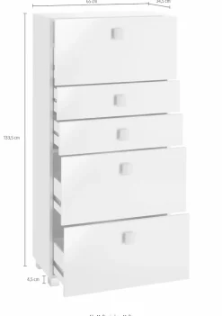 Schildmeyer Midischrank »Quadra« Solide Verarbeitung - Dieses Produkt ist in Deutschland gefertigt