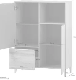 Schildmeyer Midischrank »Smilla, Midischrank, Made in Germany, B: 80,4 cm« Solide Verarbeitung - Dieses Produkt ist in Deutschland gefertigt