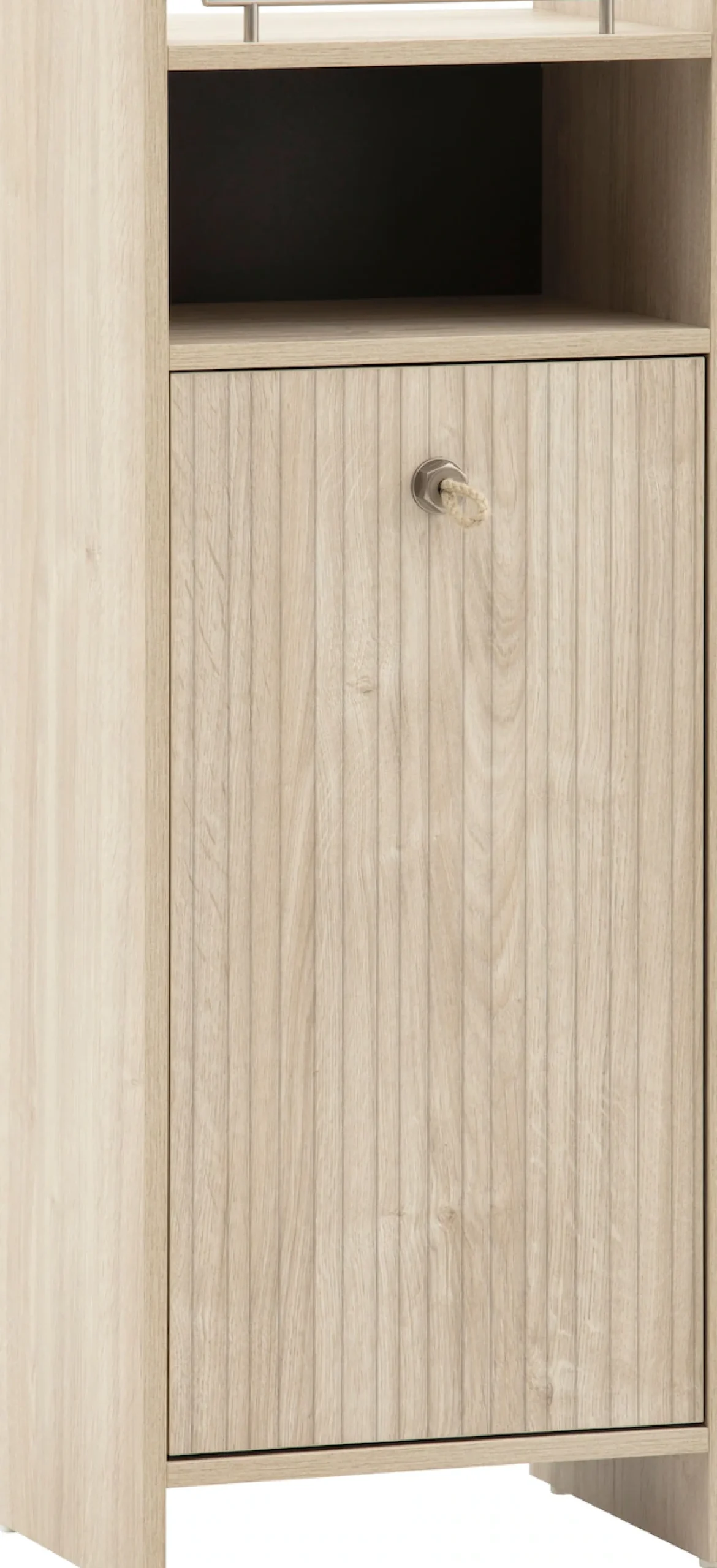 Schildmeyer Midischrank »SONDERBY, 1 Tür & 1 offenes Fach, Höhe 104,2 cm, MADE IN GERMANY« 1 Stk. tlg. Seilgriffe im maritimen Look, MADE IN GERMANY
