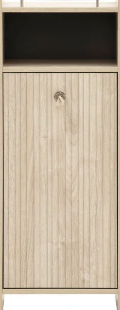 Schildmeyer Midischrank »SONDERBY, 1 Tür & 1 offenes Fach, Höhe 104,2 cm, MADE IN GERMANY« 1 Stk. tlg. Seilgriffe im maritimen Look, MADE IN GERMANY