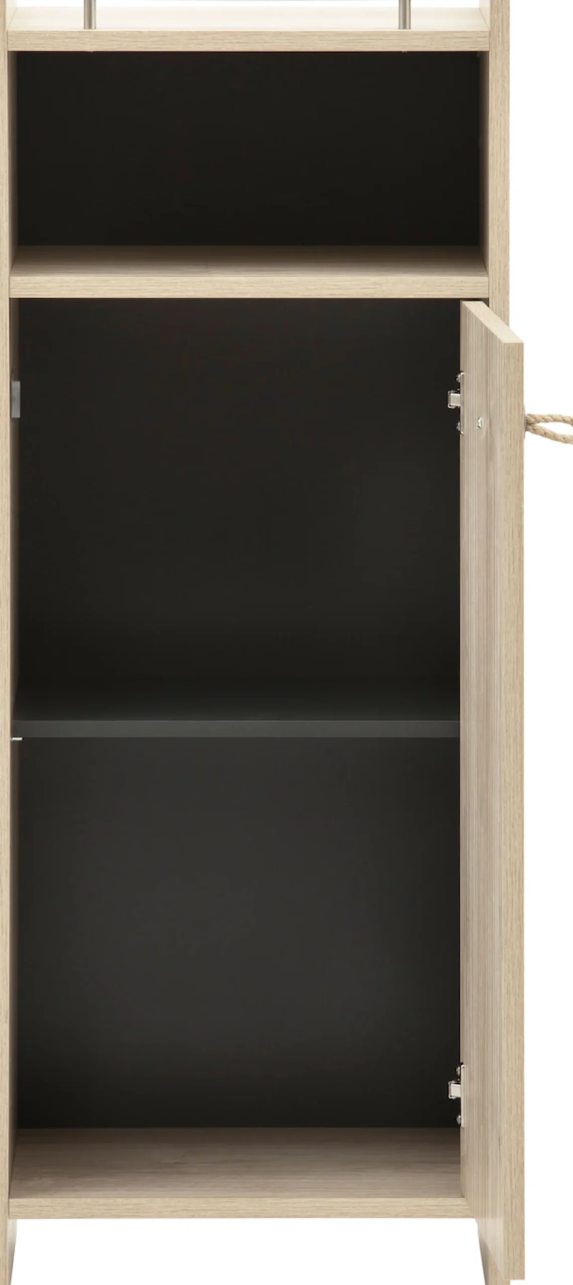 Schildmeyer Midischrank »SONDERBY, 1 Tür & 1 offenes Fach, Höhe 104,2 cm, MADE IN GERMANY« 1 Stk. tlg. Seilgriffe im maritimen Look, MADE IN GERMANY