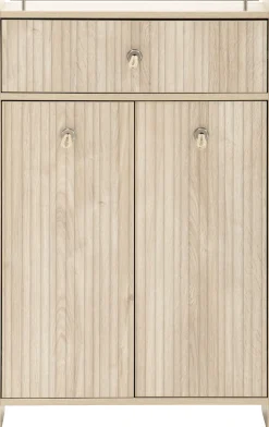 Schildmeyer Midischrank »SONDERBY, 2 Türen & Schublade, Höhe 104,2 cm, MADE IN GERMANY« 1 Stk. tlg. Seilgriffe im maritimen Look, MADE IN GERMANY