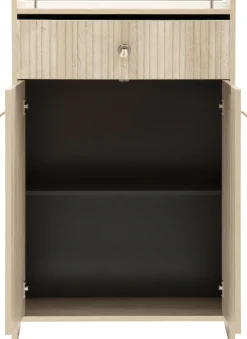Schildmeyer Midischrank »SONDERBY, 2 Türen & Schublade, Höhe 104,2 cm, MADE IN GERMANY« 1 Stk. tlg. Seilgriffe im maritimen Look, MADE IN GERMANY
