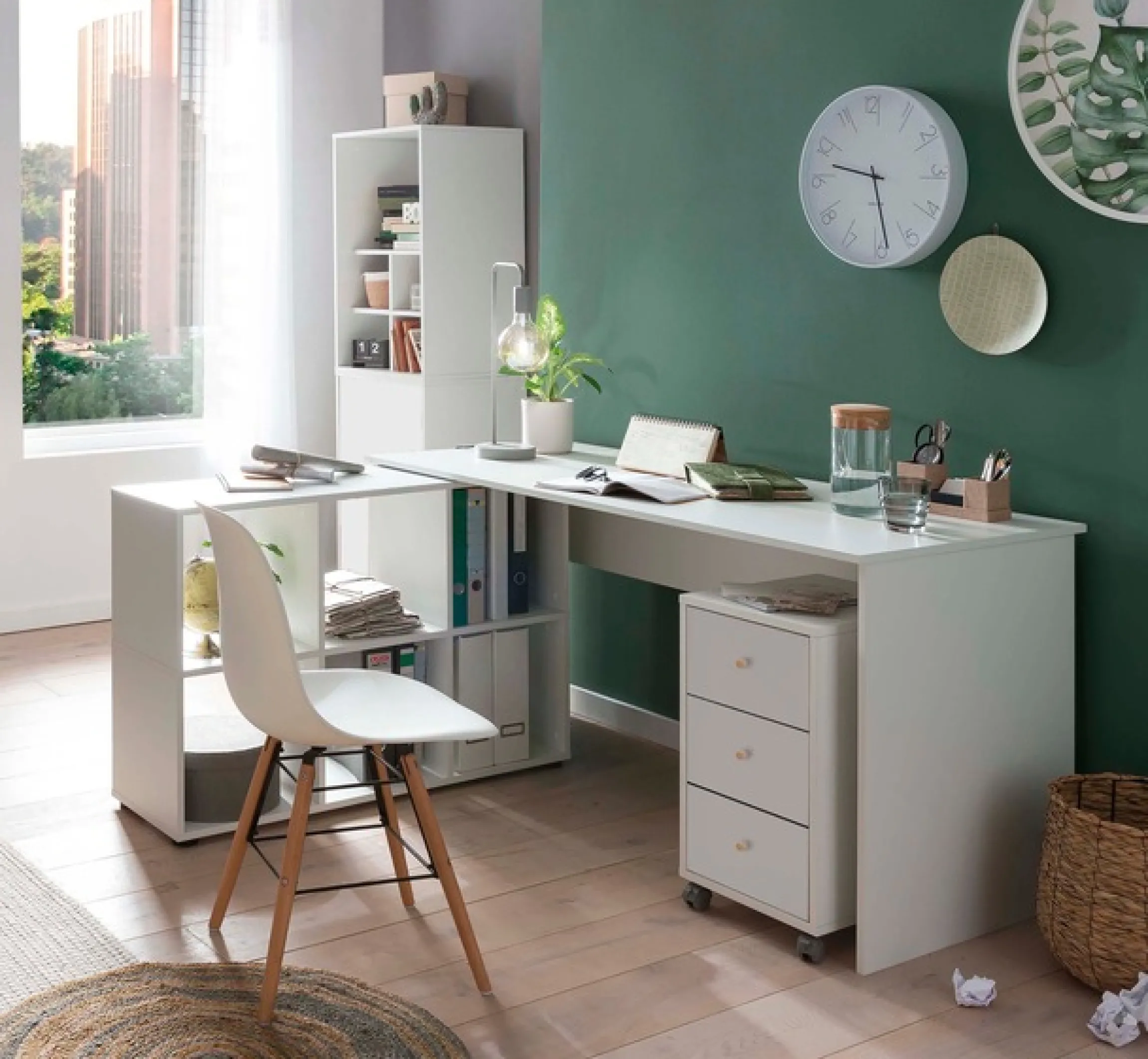 Schildmeyer Regal-Schreibtisch »Serie 500, Schreibtisch, Made in Germany, B: 150 cm« Solide Verarbeitung - Dieses Produkt ist in Deutschland gefertigt