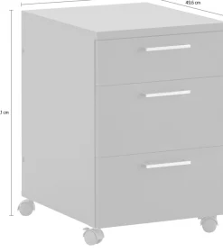 Schildmeyer Rollcontainer »Serie 1500, Rollcontainer, Made in Germany, B: 41,2 cm« Solide Verarbeitung - Dieses Produkt ist in Deutschland gefertigt