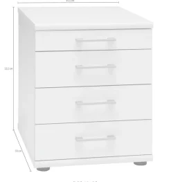 Schildmeyer Rollcontainer »Serie 200, Rollcontainer, Made in Germany, B: 41,5 cm« Solide Verarbeitung - Dieses Produkt ist in Deutschland gefertigt
