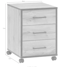 Schildmeyer Rollcontainer »Serie 2000, Rollcontainer, Made in Germany, B: 40 cm« Solide Verarbeitung - Dieses Produkt ist in Deutschland gefertigt