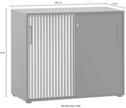 Schildmeyer Schiebetürenschrank »Hank, Schiebetürenschrank, Made in Germany, B: 100 cm« Solide Verarbeitung - Dieses Produkt ist in Deutschland gefertigt