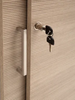 Schildmeyer Schiebetürenschrank »METZ, Aktenschrank abschließbar, Höhe 113,4 cm, MADE IN GERMANY« 1 Stk. tlg. Fronten in Canello,MADE IN GERMANY
