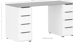 Schildmeyer Schreibtisch »Elma, Schreibtisch, Made in Germany, B: 140 cm« Solide Verarbeitung - Dieses Produkt ist in Deutschland gefertigt