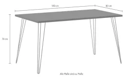 Schildmeyer Schreibtisch »Hank, Schreibtisch, Made in Germany, B: 140 cm« Solide Verarbeitung - Dieses Produkt ist in Deutschland gefertigt