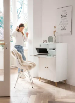 Schildmeyer Schreibtisch »Serie 500, Sekretär, Made in Germany, B: 65 cm« Solide Verarbeitung - Dieses Produkt ist in Deutschland gefertigt