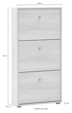 Schildmeyer Schuhschrank »Flora, Schuhkipper, Made in Germany, B: 60 cm« 1 Stk. tlg. Solide Verarbeitung - Dieses Produkt ist in Deutschland gefertigt
