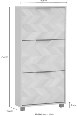 Schildmeyer Schuhschrank »Piazza, Schuhschrank, Made in Germany, B: 58,8 cm« 1 Stk. tlg. Solide Verarbeitung - Dieses Produkt ist in Deutschland gefertigt