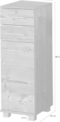 Schildmeyer Unterschrank »Isola, Unterschrank, Made in Germany, B: 30 cm« Solide Verarbeitung - Dieses Produkt ist in Deutschland gefertigt