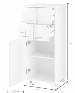 Schildmeyer Unterschrank »Kampen, Unterschrank, Made in Germany, B: 40 cm« Solide Verarbeitung - Dieses Produkt ist in Deutschland gefertigt