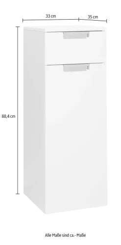 Schildmeyer Unterschrank »Mars, Unterschrank, Made in Germany, B: 33 cm« Solide Verarbeitung - Dieses Produkt ist in Deutschland gefertigt