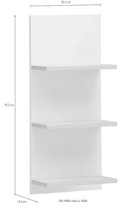Schildmeyer Wandregal »Emmik, Wandregal, Made in Germany, B: 30 cm« Solide Verarbeitung - Dieses Produkt ist in Deutschland gefertigt