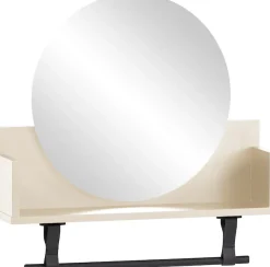 Schildmeyer Wandregal »Lovund, Wandregal mit Spiegelelement, Made in Germany, B: 59 cm« Solide Verarbeitung - Dieses Produkt ist in Deutschland gefertigt