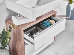 Schildmeyer Waschbeckenunterschrank »Bello, Waschbeckenunterschrank, Made in Germany, B: 67cm« Solide Verarbeitung - Dieses Produkt ist in Deutschland gefertigt
