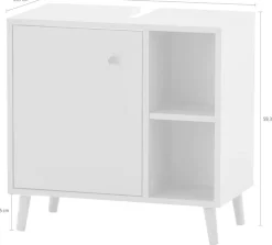 Schildmeyer Waschbeckenunterschrank »Bjarne, Waschbeckenunterschrank, Made in Germany, B: 60 cm« Solide Verarbeitung - Dieses Produkt ist in Deutschland gefertigt