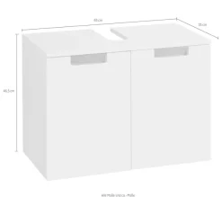 Schildmeyer Waschbeckenunterschrank »Mars, Waschbeckenunterschrank, Made in Germany, B: 65 cm« Solide Verarbeitung - Dieses Produkt ist in Deutschland gefertigt