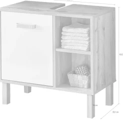 Schildmeyer Waschbeckenunterschrank »Malina, Waschbeckenunterschrank, Made in Germany, B: 65,3 cm« Solide Verarbeitung - Dieses Produkt ist in Deutschland gefertigt