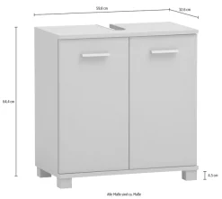 Schildmeyer Waschbeckenunterschrank »Mono, Waschbeckenunterschrank, Made in Germany, B: 30 cm« Solide Verarbeitung - Dieses Produkt ist in Deutschland gefertigt